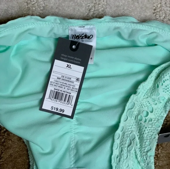 MOSSIMO Cheeky Mint Green Swimwear‎ Bottom L, XL - Picture 5 of 6